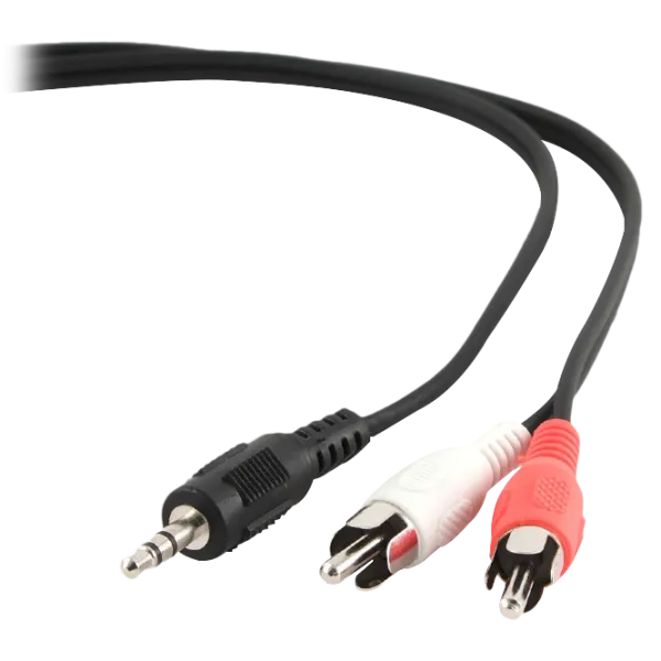 Cablu audio Gembird RCA + 3.5 mm 1.5 m/ Black photo 2