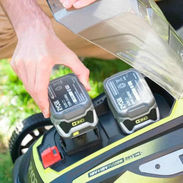 Газонокосилка аккумуляторный Ryobi RLM18X41H240F Ручной photo 4