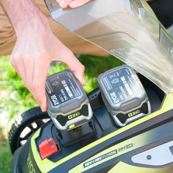 Газонокосилка аккумуляторный Ryobi RLM18X41H240F Ручной photo 4