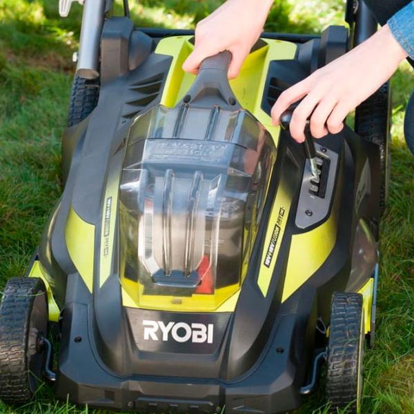 Газонокосилка аккумуляторный Ryobi RLM18X41H240F Ручной photo 6