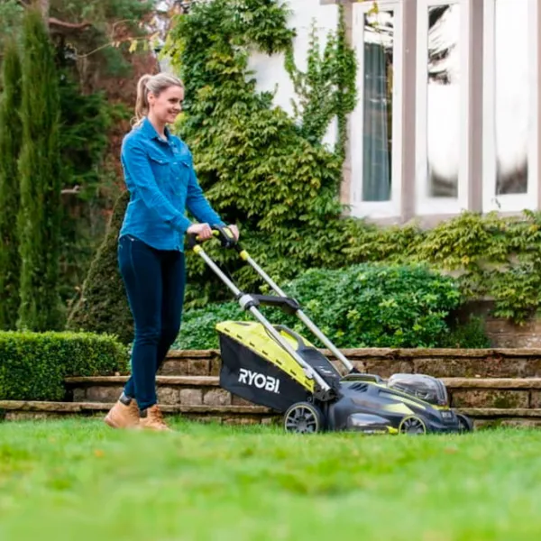Газонокосилка аккумуляторный Ryobi RLM18X41H240F Ручной photo 9