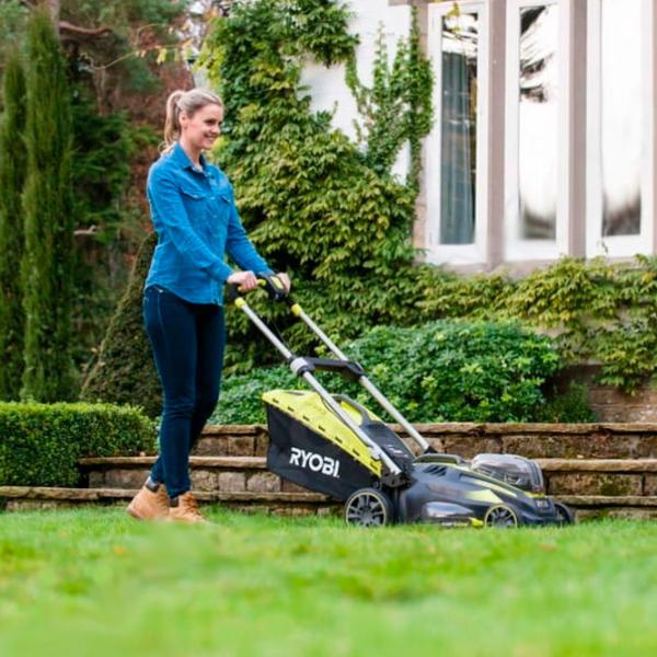 Газонокосилка аккумуляторный Ryobi RLM18X41H240F Ручной photo 9