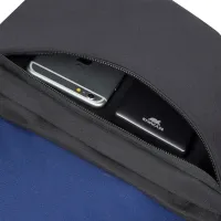 Rucsac RivaCase Aquamarine 15.6"/ Black Cobalt Blue/ 24 l photo 10
