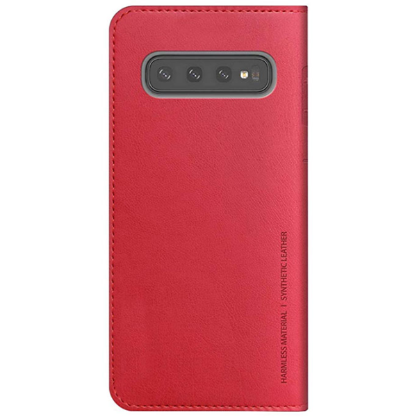 Husă pentru smartphone Samsung Galaxy S10+ Araree/ Flip Cover/ ECO Piele/ Tangerine Red photo 2 Husă pentru smartphone Samsung Galaxy S10+ Araree/ Flip Cover/ ECO Piele/ Tangerine Red photo 2