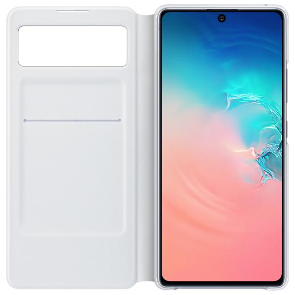 Чехол для смартфона Samsung Galaxy S10 Lite Samsung/ Flip Wallet/ PU/ Белый photo 5 Чехол для смартфона Samsung Galaxy S10 Lite Samsung/ Flip Wallet/ PU/ Белый photo 5