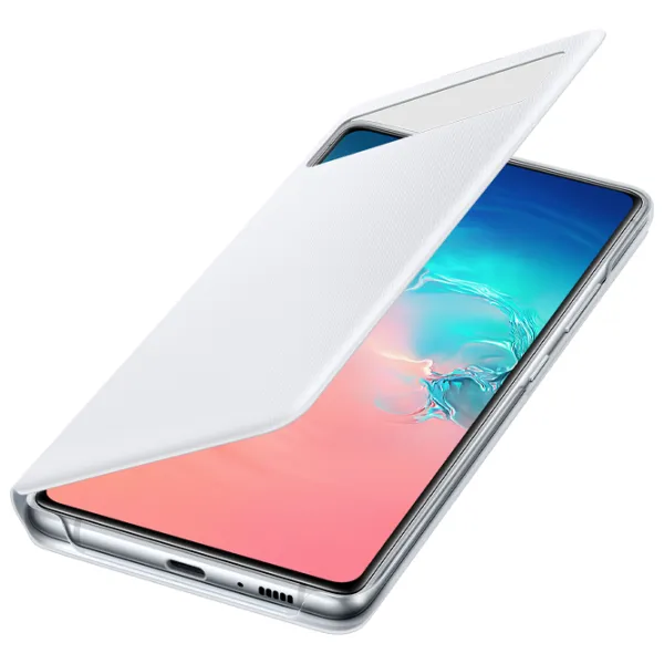 Чехол для смартфона Samsung Galaxy S10 Lite Samsung/ Flip Wallet/ PU/ Белый photo 7 Чехол для смартфона Samsung Galaxy S10 Lite Samsung/ Flip Wallet/ PU/ Белый photo 7
