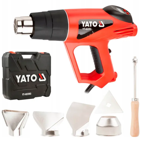Строительный фен Yato YT-82293 2000 Вт/ Красный photo 5