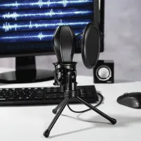 Microfon Hama MIC-USB Stream Black photo 4