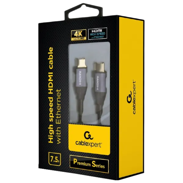 Cablu video Cablexpert CCBP-HDMI-7.5M HDMI + HDMI 7.5 m/ Black photo 3
