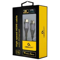 Cablu video Cablexpert CCBP-HDMI-7.5M HDMI + HDMI 7.5 m/ Black photo 3