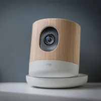 Cameră de supraveghere Nokia Home Video & Air Quality Monitor Fără fir/ Beige photo 3
