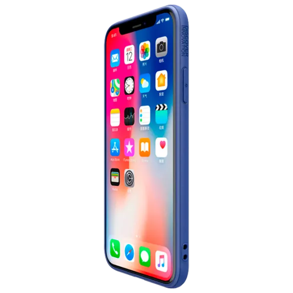 Husă pentru smartphone Apple iPhone X/ XS Nillkin/ Back/ TPU/ PC/ Blue photo 2 Husă pentru smartphone Apple iPhone X/ XS Nillkin/ Back/ TPU/ PC/ Blue photo 2