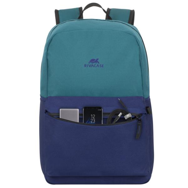 Рюкзак RivaCase Aquamarine 15.6"/ Аквамарин Cobalt Blue/ 24 л photo 8