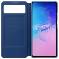 Чехол для смартфона Samsung Galaxy S10 Lite Samsung/ Flip Wallet/ PU/ Синий Черный photo 3