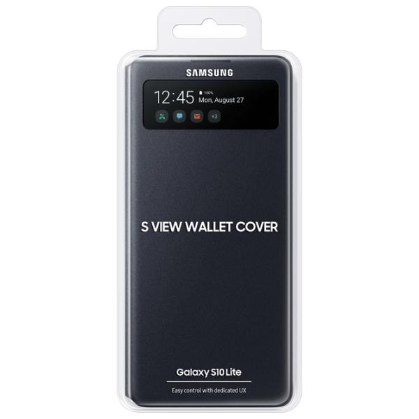 Чехол для смартфона Samsung Galaxy S10 Lite Samsung/ Flip Wallet/ PU/ Синий Черный photo 5