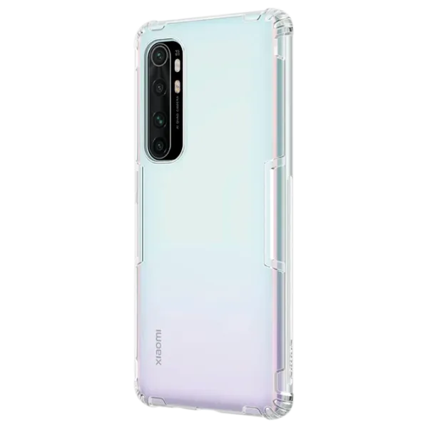 Husă pentru smartphone Xiaomi Mi Note 10 Lite Nillkin/ Back/ TPU/ Transparent White photo 2