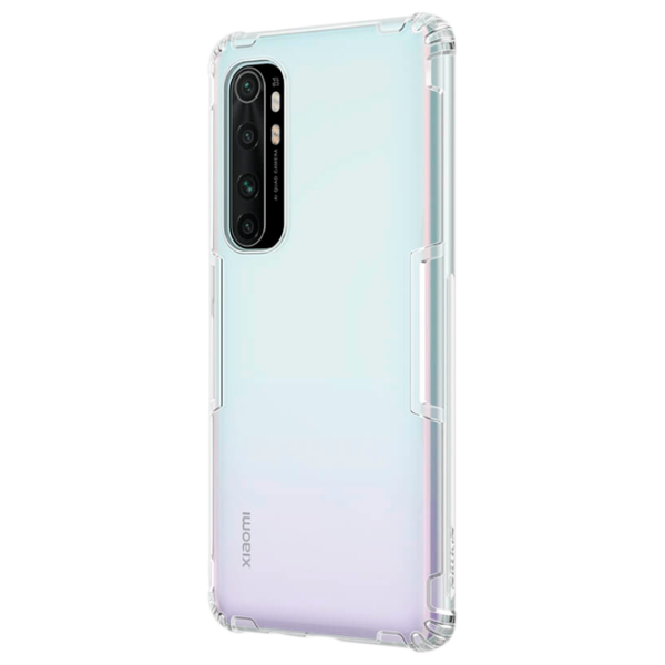 Husă pentru smartphone Xiaomi Mi Note 10 Lite Nillkin/ Back/ TPU/ Transparent White photo 2
