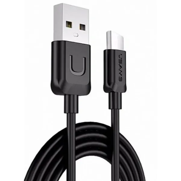 Cablu SJ-099 USAMS USB + USB Type-C 1 m/ Black photo 2