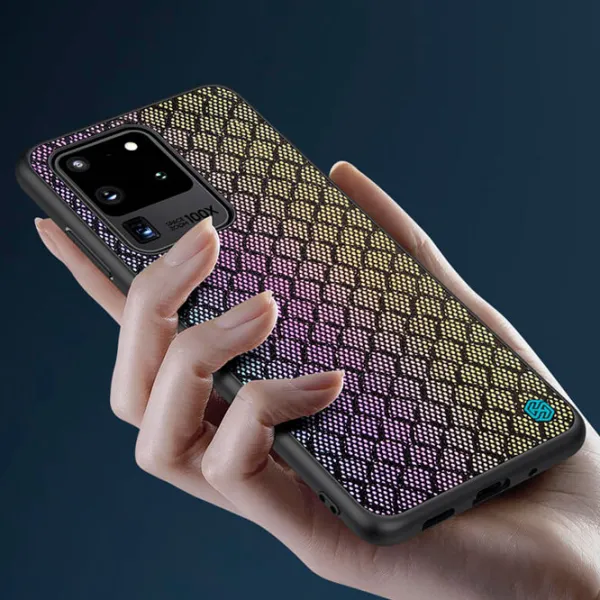 Husă pentru smartphone Samsung Galaxy S20 Ultra Nillkin/ Back/ PC, TPU/ Rainbow photo 5