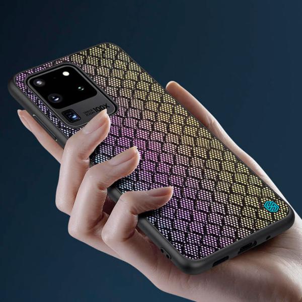 Husă pentru smartphone Samsung Galaxy S20 Ultra Nillkin/ Back/ PC, TPU/ Rainbow photo 5
