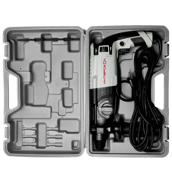 Ciocan rotopercutor Interskol П-26/800ЭР (34142) 800 W / Gray photo 5
