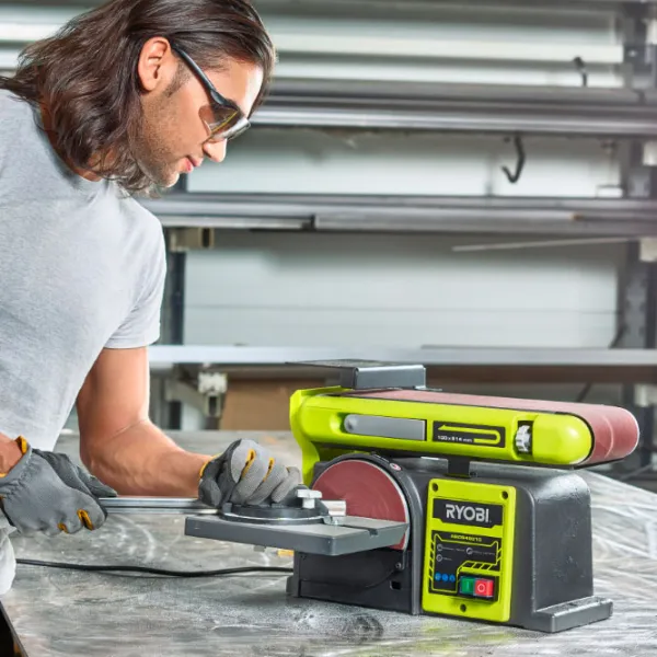 Șlefuitor Ryobi RBDS4601G Cu bandă/ Green photo 4