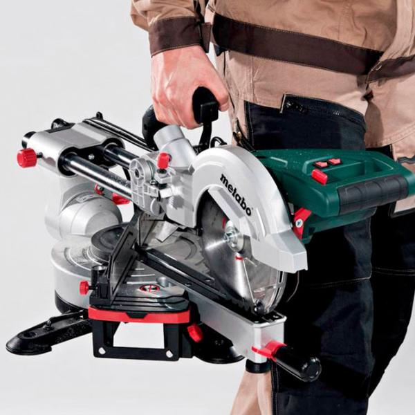 Fierăstrău pentru tăieri înclinate Metabo KGSV 216 M 216 mm/ Green photo 7