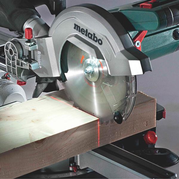 Fierăstrău pentru tăieri înclinate Metabo KGSV 216 M 216 mm/ Green photo 8