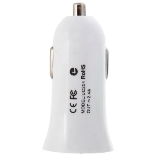 Încărcător auto Hoco UC204 2.4 A/ White photo 5