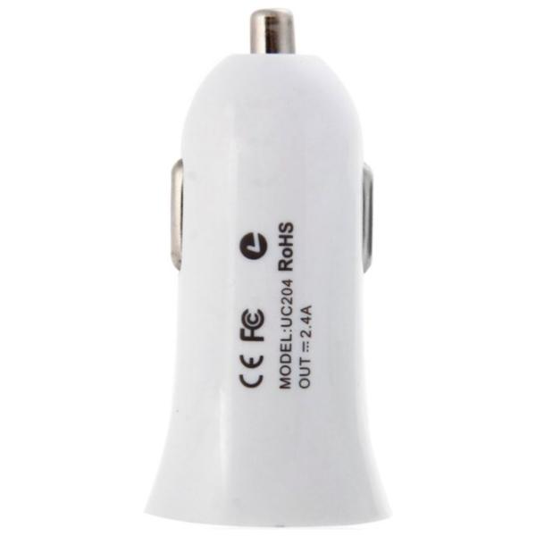 Încărcător auto Hoco UC204 2.4 A/ White photo 5