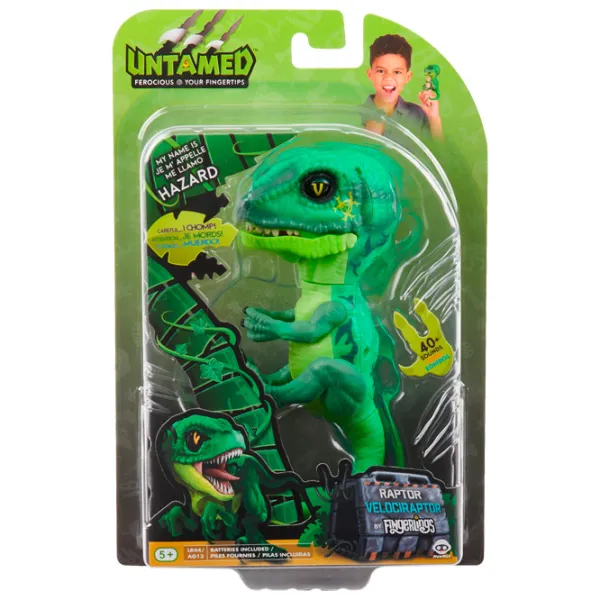 Интерактивная игрушка WowWee Fingerlings Dinosaurs T-Rex 5+/ Зелёный photo 4
