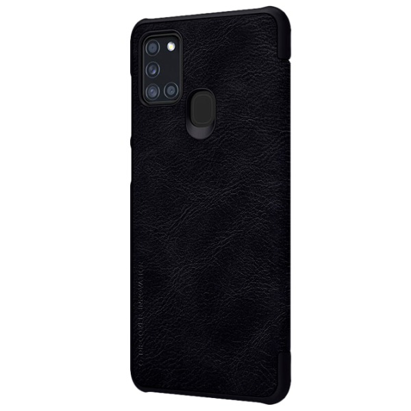 Чехол для смартфона Samsung Galaxy A21s Nillkin/ Flip Cover/ Leather/ TPU/ Черный photo 2 Чехол для смартфона Samsung Galaxy A21s Nillkin/ Flip Cover/ Leather/ TPU/ Черный photo 2
