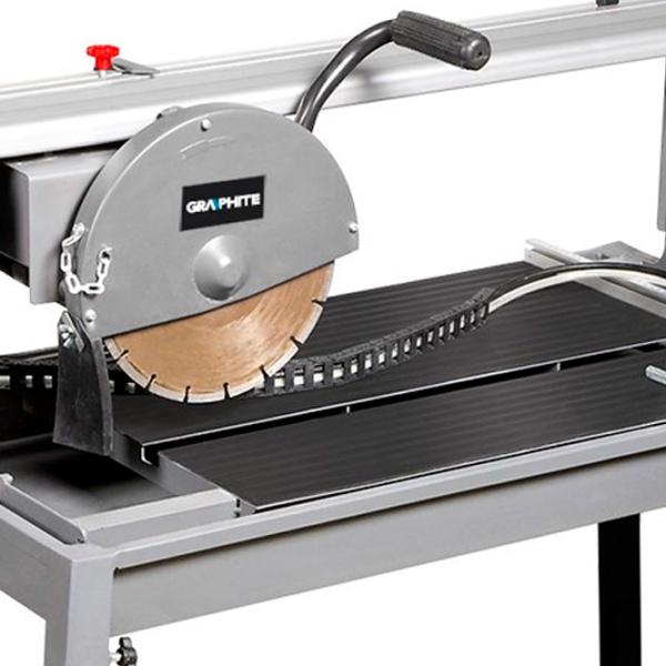 Mașină de tăiat gresie și faianță Graphite 59G886 1500 W/ Gray photo 4