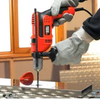 Mașină de găurit Black&Decker CD714CRESKA (18539) 710 W/ 2800 rot/ min photo 5