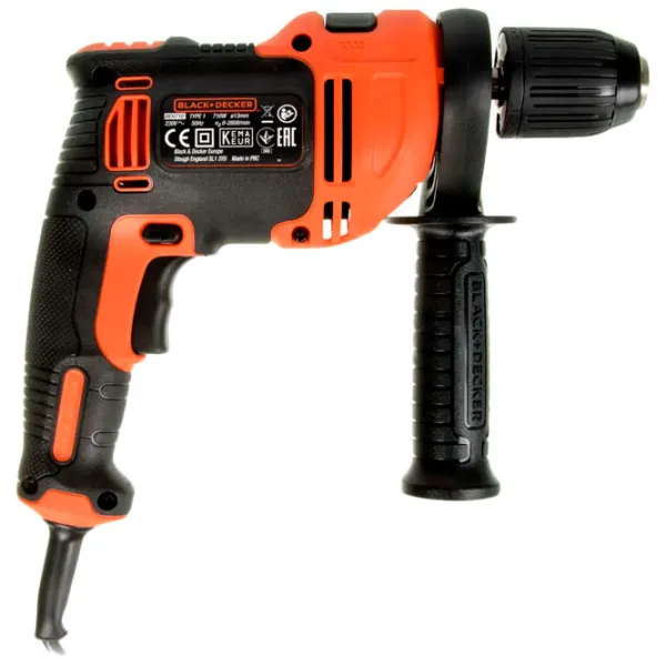 Дрель Black&Decker BEH710K 710 Вт/ 2800 об/ мин photo 3