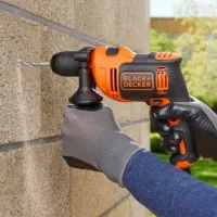 Mașină de găurit Black&Decker BEH710K 710 W/ 2800 rot/ min photo 7