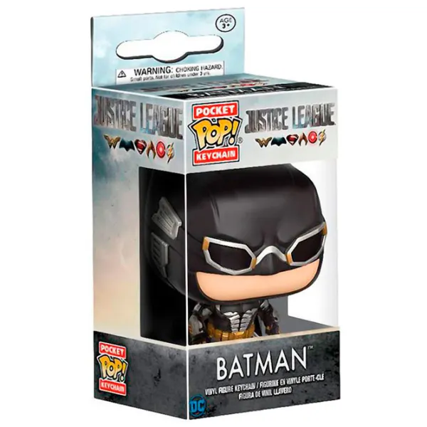 Breloc Funko Pocket Pop Keychain Justice League: Batman 13794-PK-1TF 3+/ Multicolor photo 2