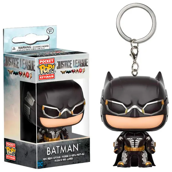 Breloc Funko Pocket Pop Keychain Justice League: Batman 13794-PK-1TF 3+/ Multicolor photo 3
