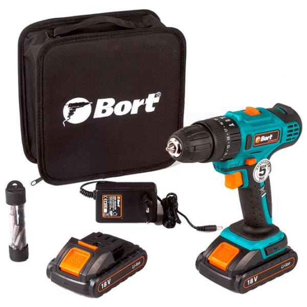 Дрель-шуруповерт Bort BAB-18lx2Li-FD 400 rot/min photo 7