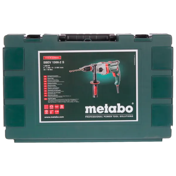 Mașină de găurit Metabo SBEV 1300-2 S Case (600786500) 1300 W / 3100 rot/min photo 6
