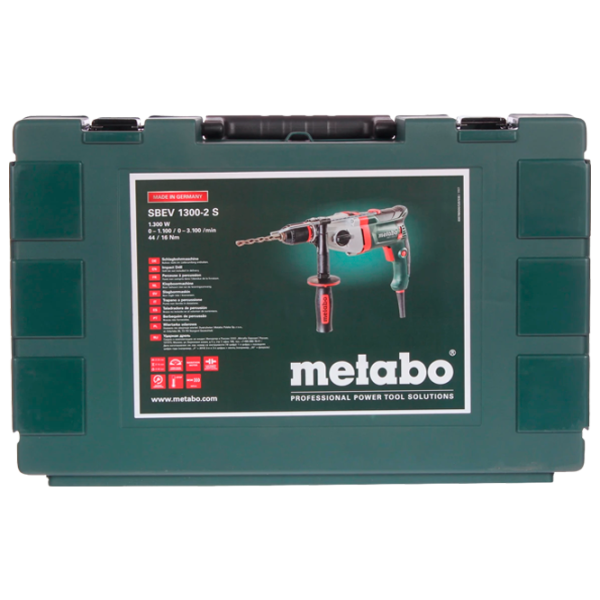Mașină de găurit Metabo SBEV 1300-2 S Case (600786500) 1300 W / 3100 rot/min photo 6