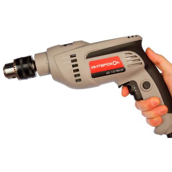 Mașină de găurit Interskol ДУ-13/ 780ЭР 780 W/ 2700 rot/ min photo 5