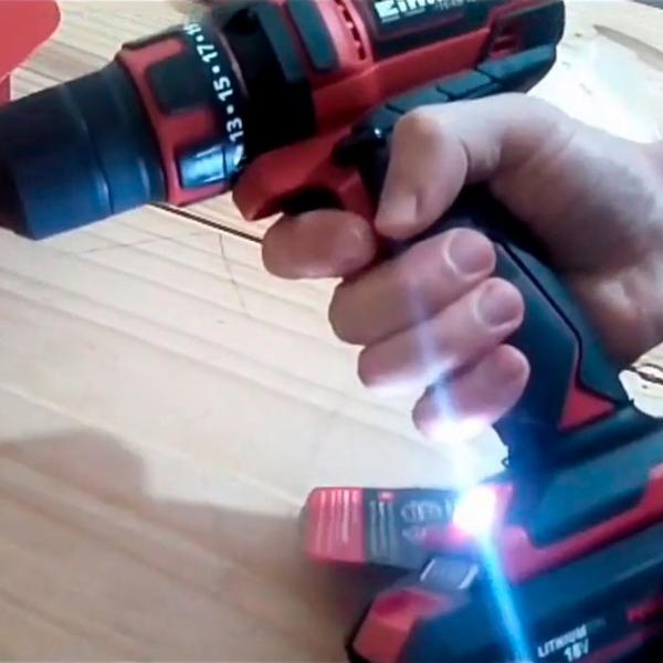 Mașina de înșurubat Einhell TE-CD 18/ 35 Li 550 rot/ min photo 5