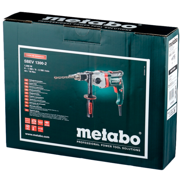 Дрель Metabo SBEV 1300-2 Box (600785000) 1300 Вт / 3100 об/мин photo 7