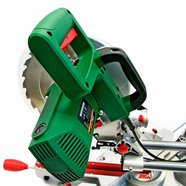 Fierăstrău pentru tăieri înclinate Proton ПДТ-254/ П 254 mm/ Green photo 5