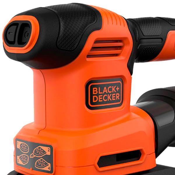 Șlefuitor Black&Decker BEW200 Cu vibrații/ Orange photo 3