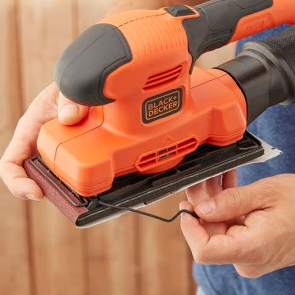 Șlefuitor Black&Decker BEW200 Cu vibrații/ Orange photo 5