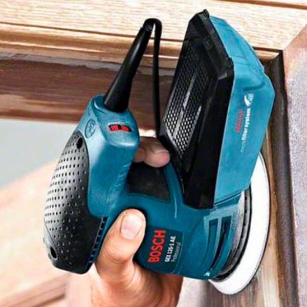 Șlefuitor Bosch GEX 125-1 AE (0601387500) Cu excentric/ Blue photo 5 Șlefuitor Bosch GEX 125-1 AE (0601387500) Cu excentric/ Blue photo 5