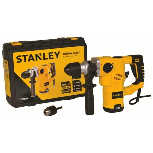 Ciocan rotopercutor Stanley STHR323K 1250 W/ Yellow photo 2