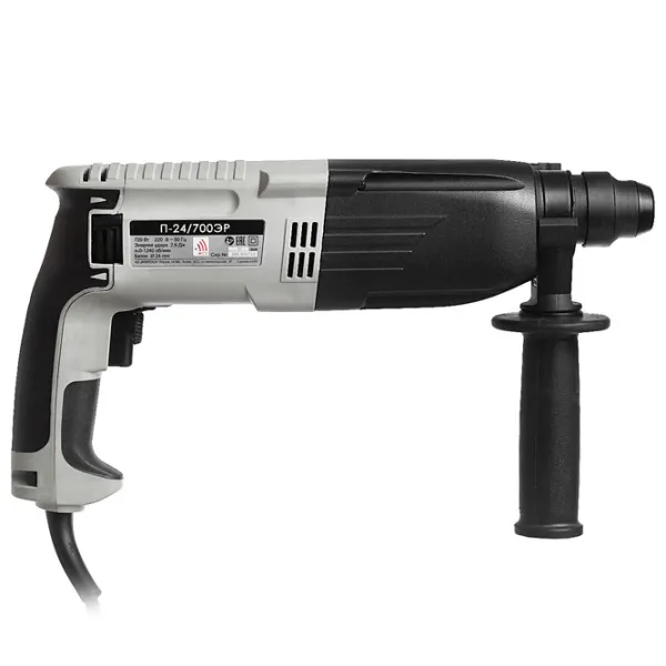 Ciocan rotopercutor Interskol П-24/ 650ЭР 650 W/ Gray photo 2